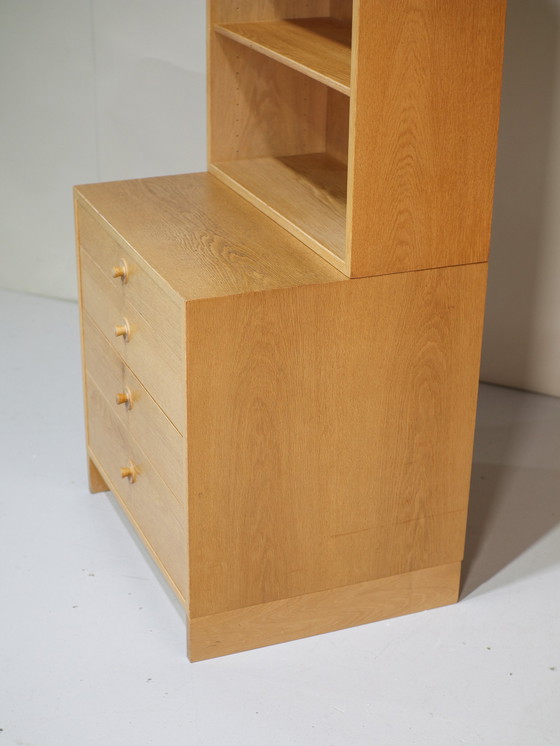 Image 1 of Børge Mogensen bookcase chest of drawers oak Danish vintage