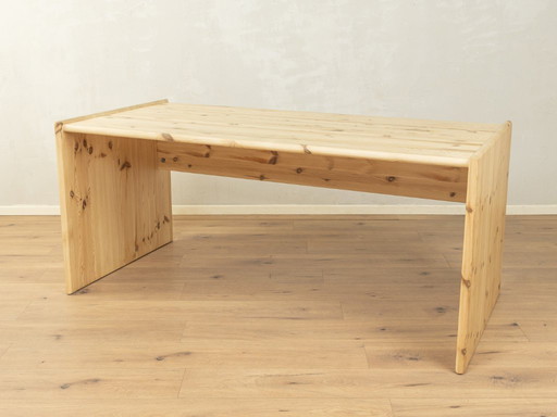 Scrivania in legno massello degli anni '80