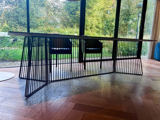 Driade Anapo Esstisch 250, Esstische, Metall, Holz, Schwarz (Foto 4 von 11)