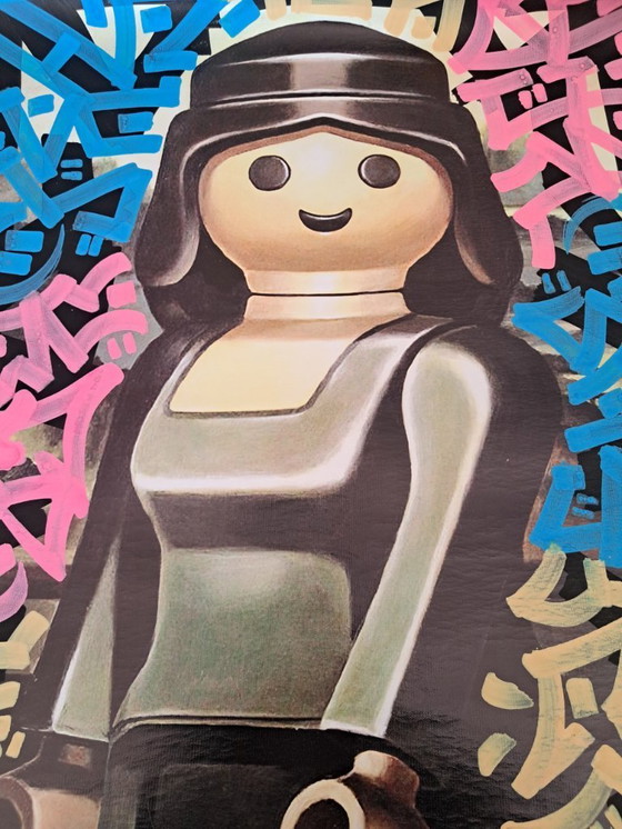 Image 1 of ENIGME9 - My Playmobil - Toile d'artiste 