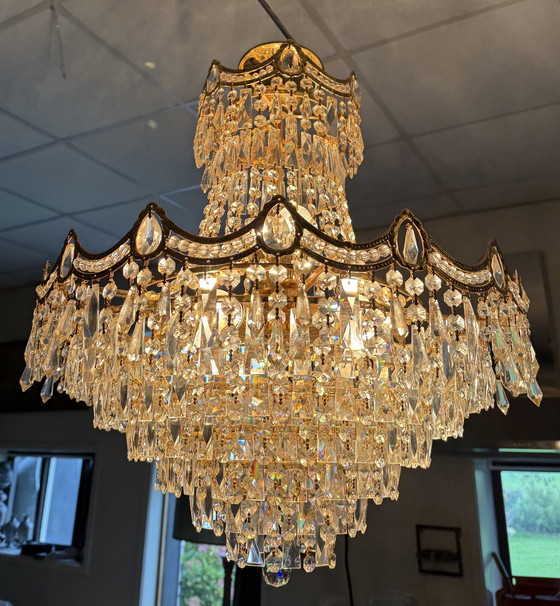Image 1 of Beautiful Bohemian crystal chandelier