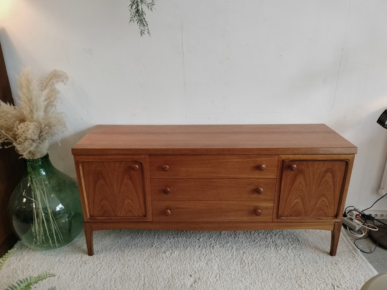 Image 1 of Vintage teakhouten dressoir, Stateroom voor Stonehill Furniture