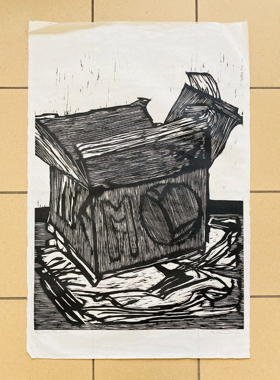 Image 1 of Libbe Venema - Linoleografia vintage - anni '80