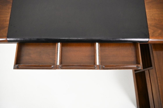 Italian Desk by Hans Von Klier for Skipper, 1970s – Leather, Wood (photo 10 of 15)