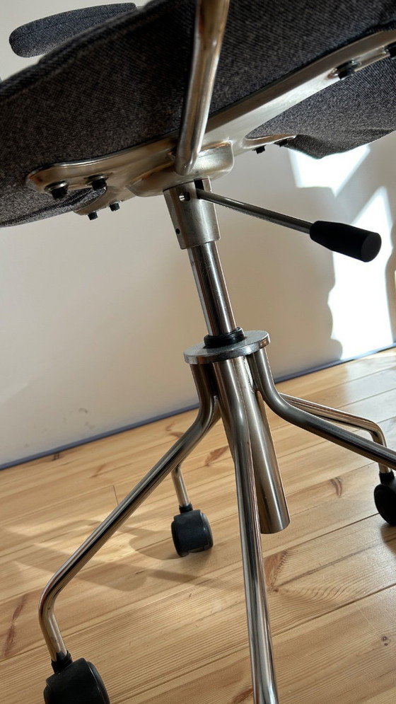 Office chair, Kartell Maui Soft NOMA, Textile, Metal, Grey, Modern (photo 4 of 7)