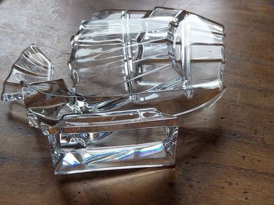 Image 1 of Barca a vela vintage in vetro