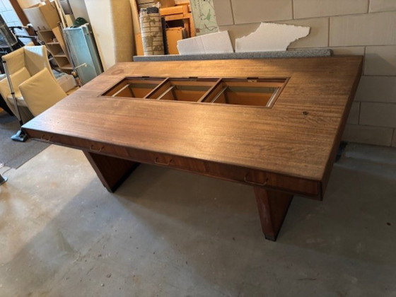 Image 1 of Grand et rare bureau de direction vintage conçu par Clausen & Maerus pour Eden (Norvège), 1960