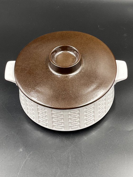 Image 1 of Ceramico dish with lid by Karl Leutner