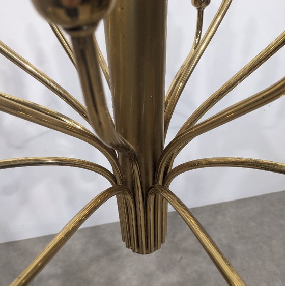 Image 1 of Kroonluchter met 16 lampen uit het midden van de vorige eeuw