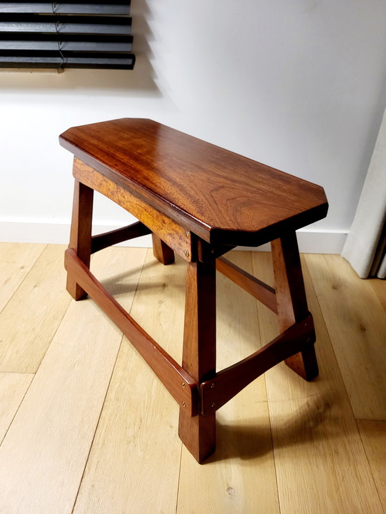 Image 1 of Vintage Wooden Authentic Bench, 70 cm