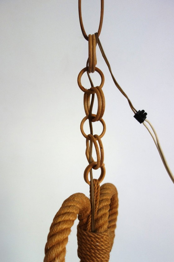 Image 1 of Seilleuchter von Audoux Minet, Frankreich, 1950er Jahre