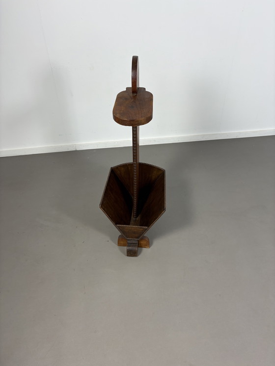 Image 1 of Modernistischer niederländischer Zeitschriftenständer im Art-Deco-Stil, 1920er Jahre