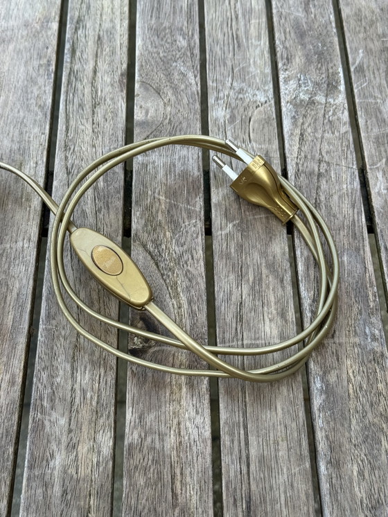 Image 1 of 🔷 UNICUM | Il Paralume Marina Bronze Table Lamp | Italian Design | Murano Glass | 1987-1995