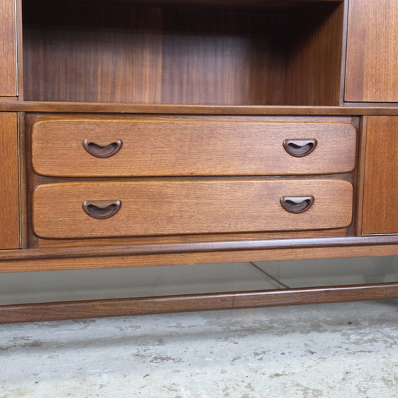 Image 1 of Louis van Teeffelen, Wébé vintage jaren 60 teak highboard