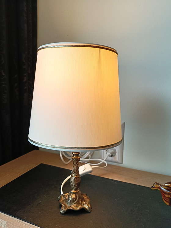 Image 1 of Brass table lamp