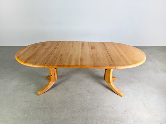 Image 1 of Rainer Daumiller Esstisch Kiefer Midcentury Design ausziehbar