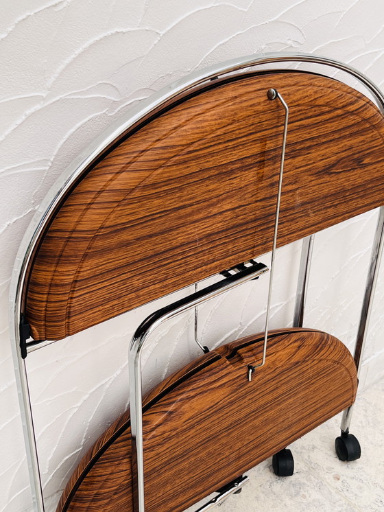 Image 1 of Oval folding sideboard