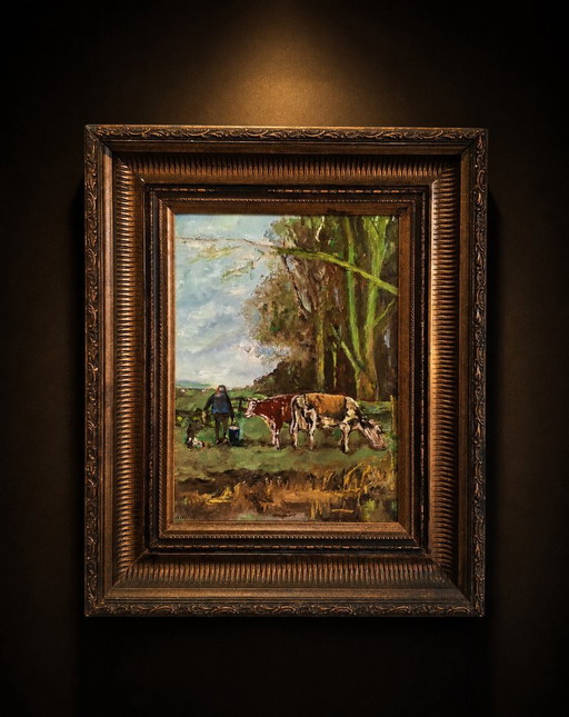 Pasture – schilderijen tekeningen, Canvas