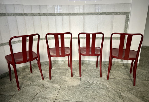 4 sedie vintage IKEA Lena in legno di faggio