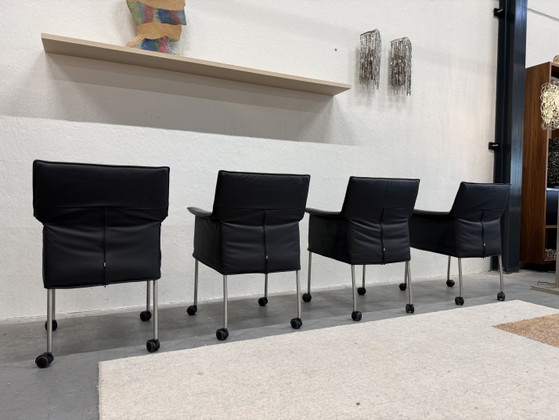 Image 1 of 4 Design on Stock Gola Dining Chair with Wheel Black