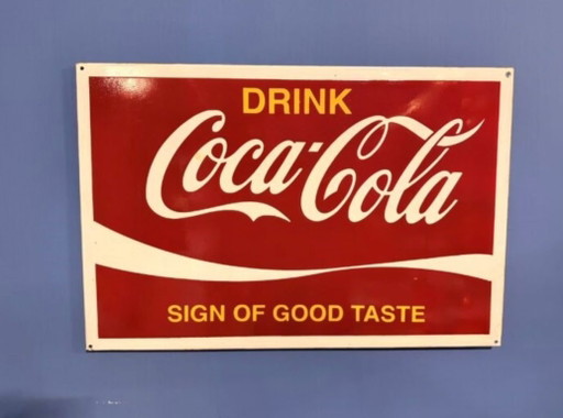 Cartel Coca Cola, años 70