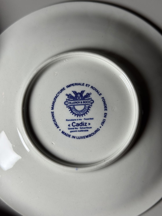 Image 1 of Villeroy & Boch - Vintage "Cadiz" thee- en koffieset voor 6 personen