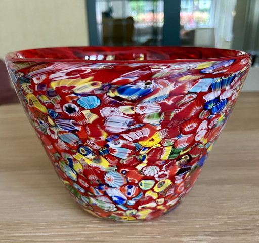 Vase vintage Murano Confetti