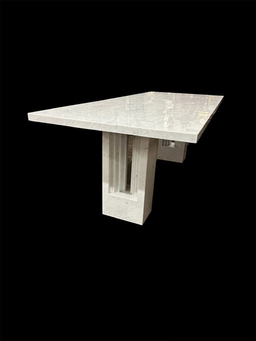 Table Delfi en marbre par Carlo Scarpa & Marcel Breuer pour Simon