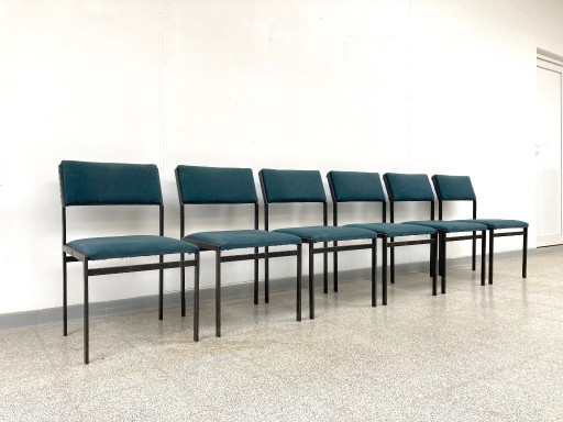 6 chaises de salle à manger Cees Braakman SM07 pour Pastoe