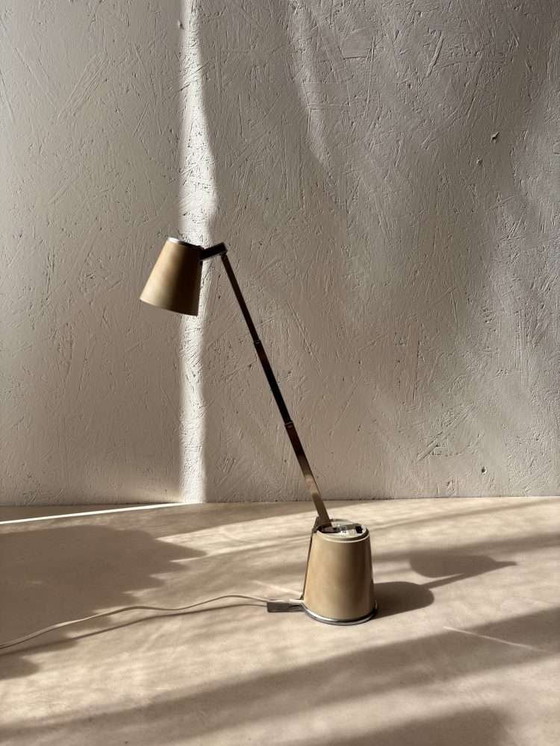 Image 1 of Lampe à poser Hala Lampette beige vintage 1970