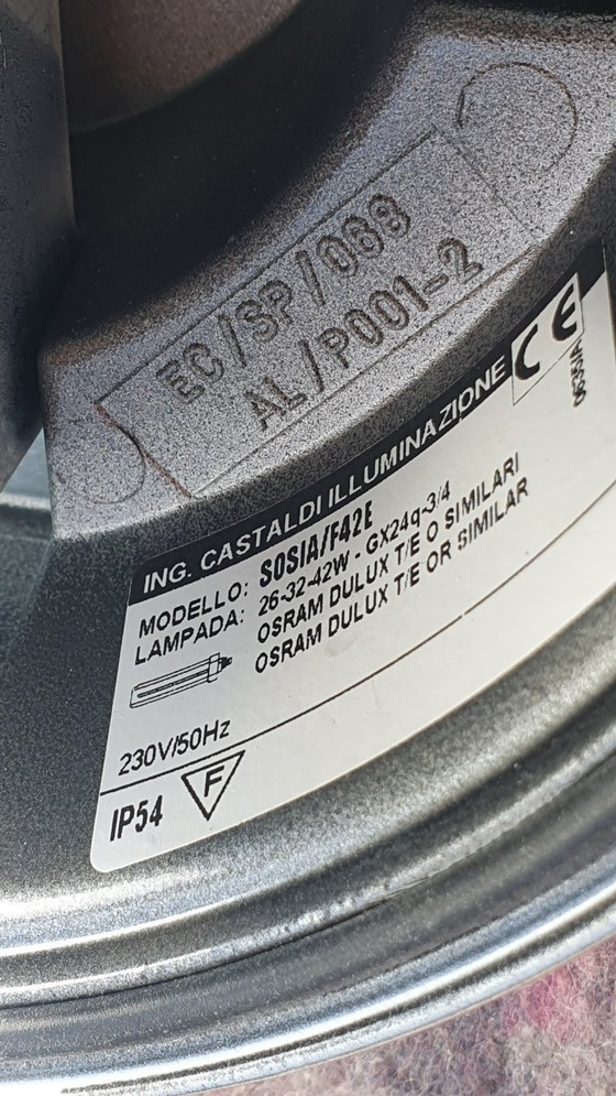 Image 1 of Industrial pendant lamp ing. castaldi, illuminazione Italy (Sosia F42E )