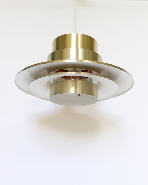 Image 1 of Zweedse messing hanglamp Carl Thore