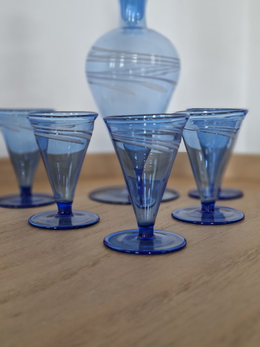 Unieke Art Deco Bimini Likeurset – Fritz Lampl – Zeer goed – Vederlicht
