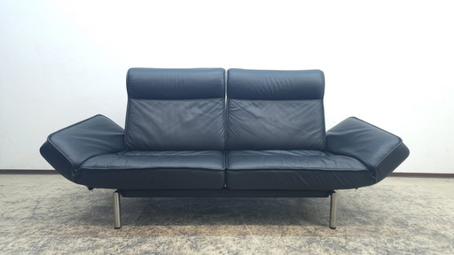 De Sede ds 450 Designersofa Ledersofa Couch Schwarz Funktionssofa 