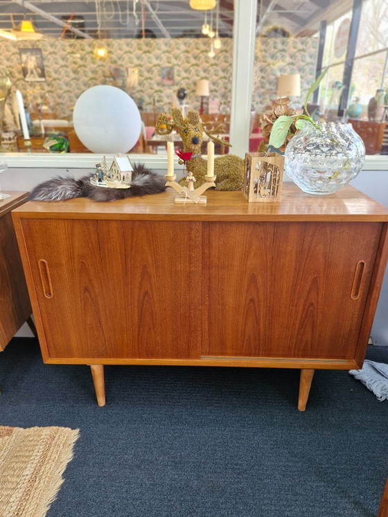 Image 1 of Vintage kast / dressoir met lade en schuifdeurtjes