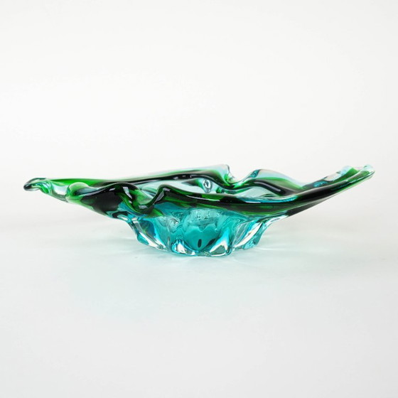 Image 1 of Plat en verre de Murano, design italien, années 1960, fabriqué en Italie