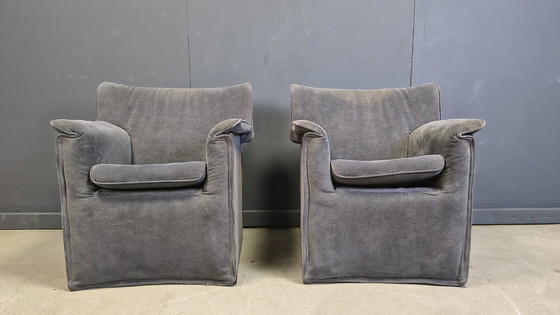 Image 1 of Lauriana fauteuils van Afra en Tobia Scarpa voor B&B Italia, jaren 70.