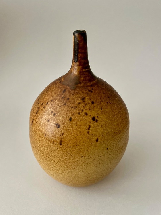 Image 1 of Otto Zeeger's glazed earthenware vase 1970s
