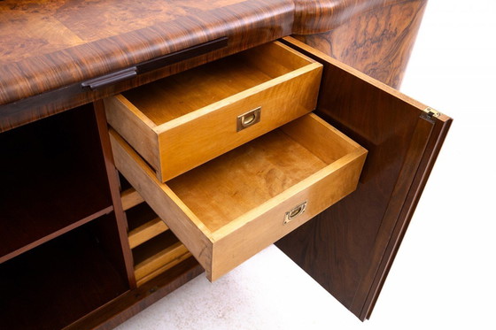 Image 1 of Large Art Deco chest of drawers from the 1940s, Poland.