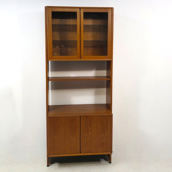 Image 1 of Vintage teak modular cabinet 1960s mid-century design