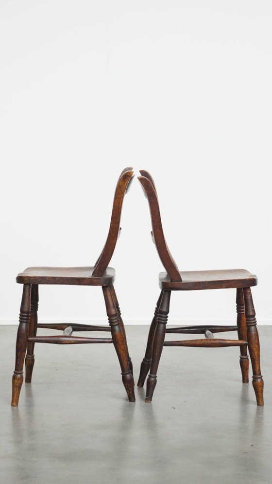 Image 1 of 12 x Antiker englischer Oxford Ess-/Küchenstuhl