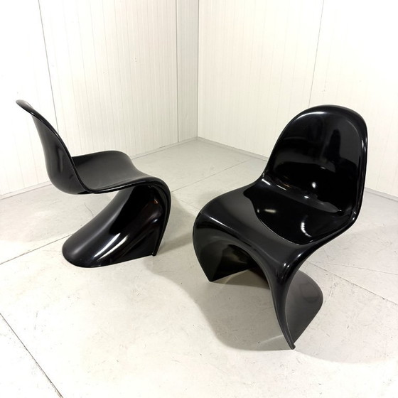 Image 1 of 2 x First Edition Panton Chairs Verner Panton Herman Miller 1960's