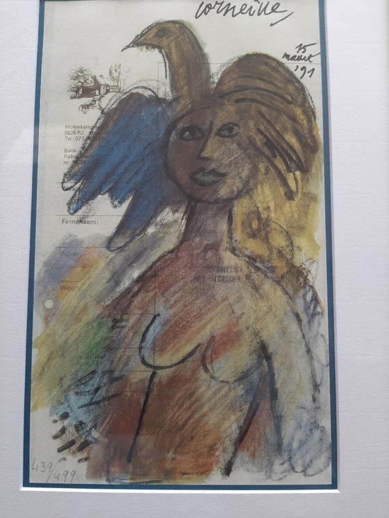 Image 1 of Corneille - Serigrafía. Título, "La Femme et l'oiseau de Maastricht".