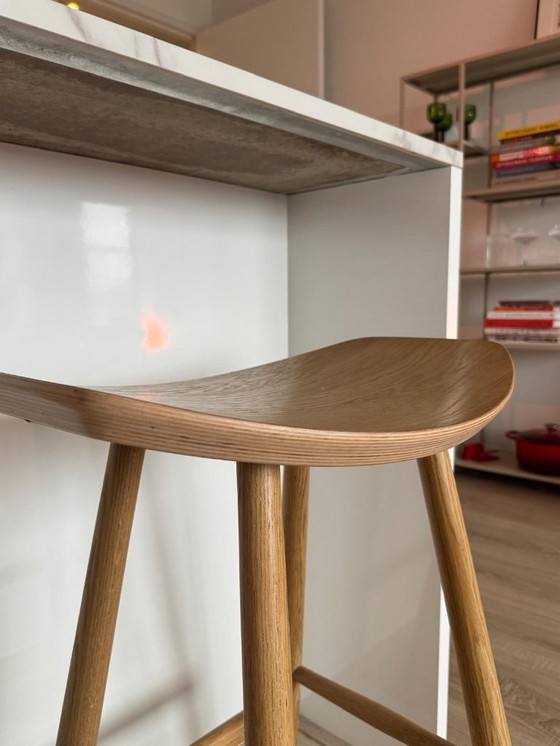 Image 1 of Sav & Økse - 2 sgabelli da bar Silja | Altezza seduta 65 CM