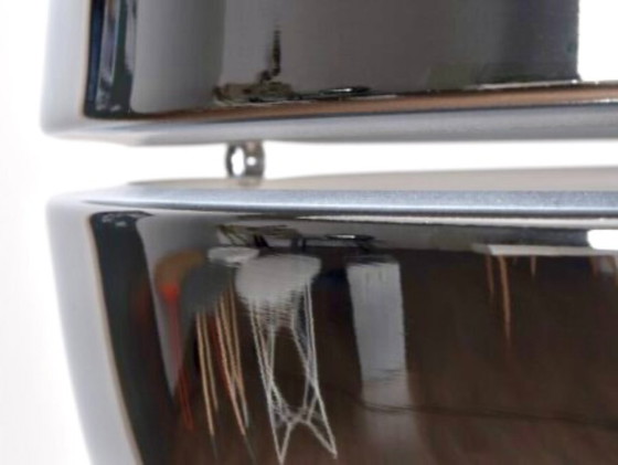 Lampada a Sospensione Cromata Sfera / Palla Anni '70 Retro – Zuiver, Lampade a sospensione, Chrome (photo 2 of 6)