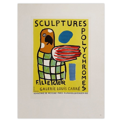 Fernand LÉGER AF 1953 - Galerie Louis Carré poster 1959