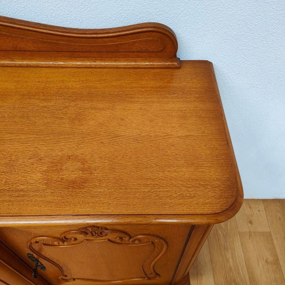 Image 1 of Vintage country Louis wall cupboard buffet cupboard dresser chest of drawers