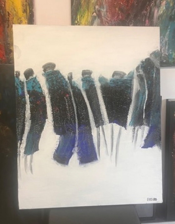 Image 1 of Schilderij van EllesBB - Catwalk -