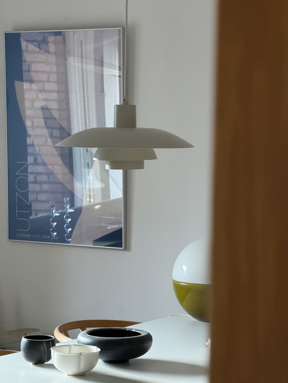 Image 1 of Louis Poulsen PH 4/3 pendant lamp, designed by Poul Henningsen, in Classic White
