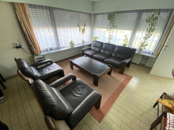 Image 1 of Set Durlet vintage (tre posti, due posti singoli e tavolino da caffè)